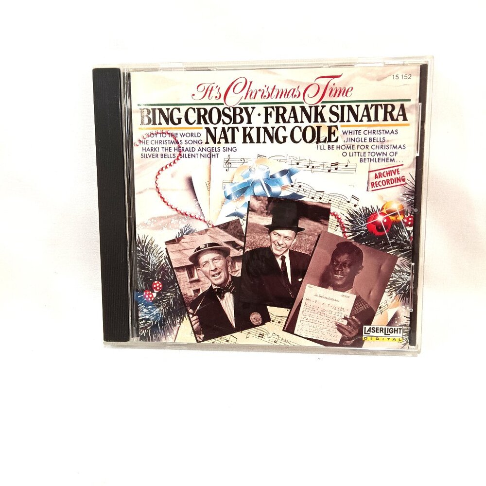 Bing Crosby Frank Sinatra Nat King Cole CD Music Its Christmas Time